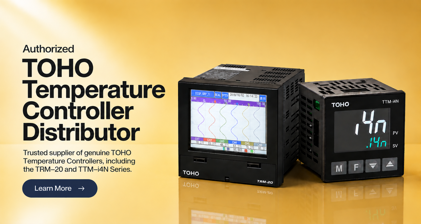 Authorized TOHO Temperature Controller Distributor — TRM-20 and TTM-i4N Series